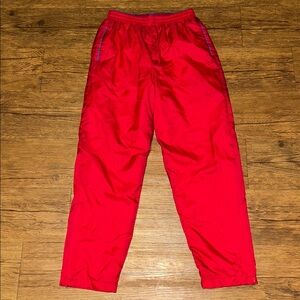 Vibrant Red Track Pants